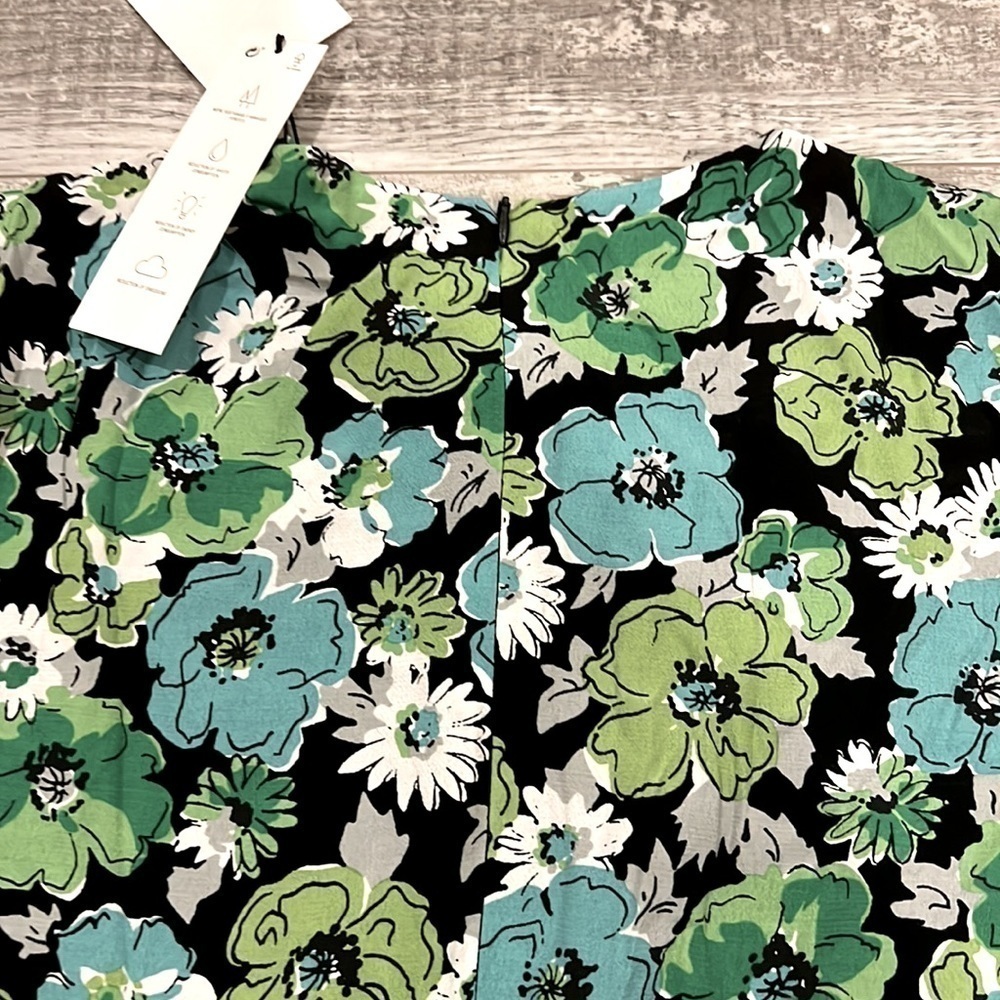 Zara Draped Floral Bodysuit - Picture 10 of 11